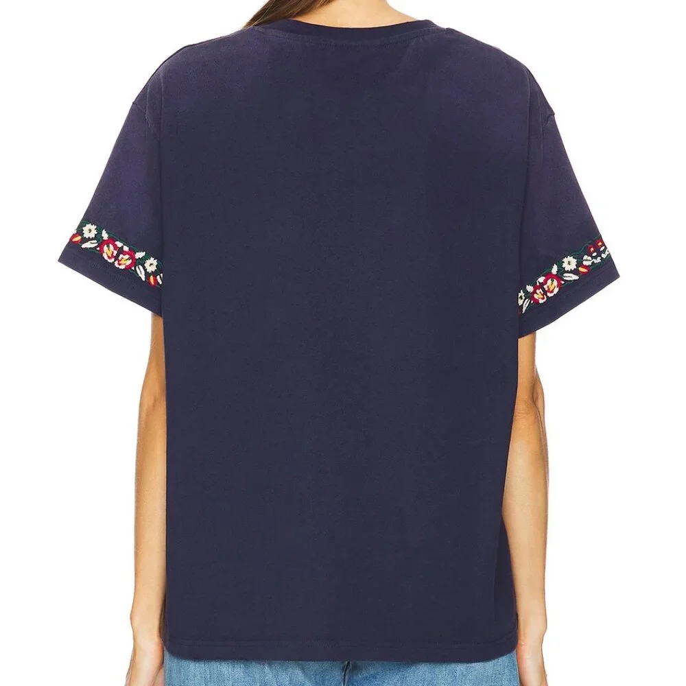 Found Horse Equine Tee in Vintage Navy, Size XS - Picture 3 of 13